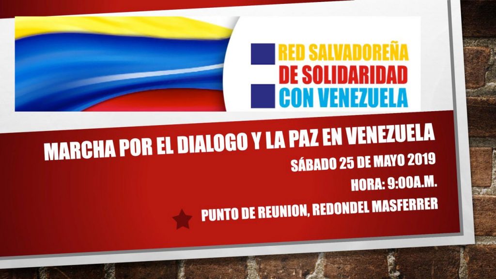 Red SAlvadoreña de Solidaridad con Venezuelaa