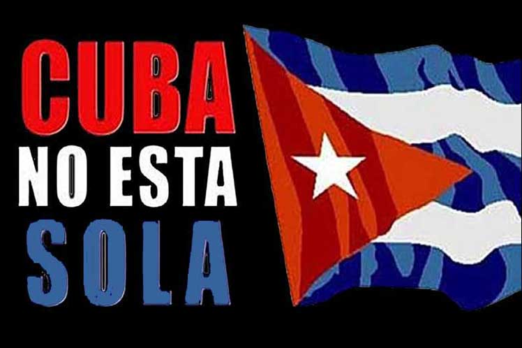 FMLN Solidaridad con Cuba